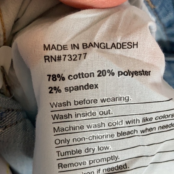 Sonoma Boyfriend jean high rise straight leg distressed size 10 - Picture 16 of 16